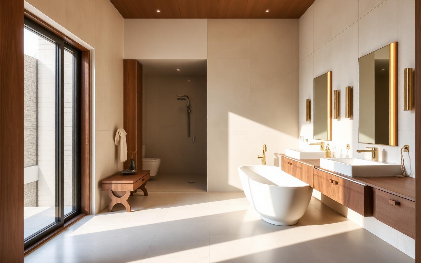 Moderne badkamer