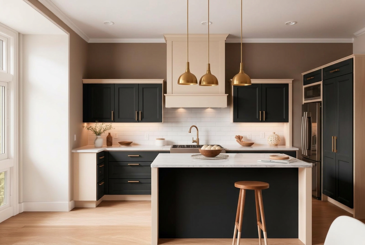 Moderne landelijke keuken