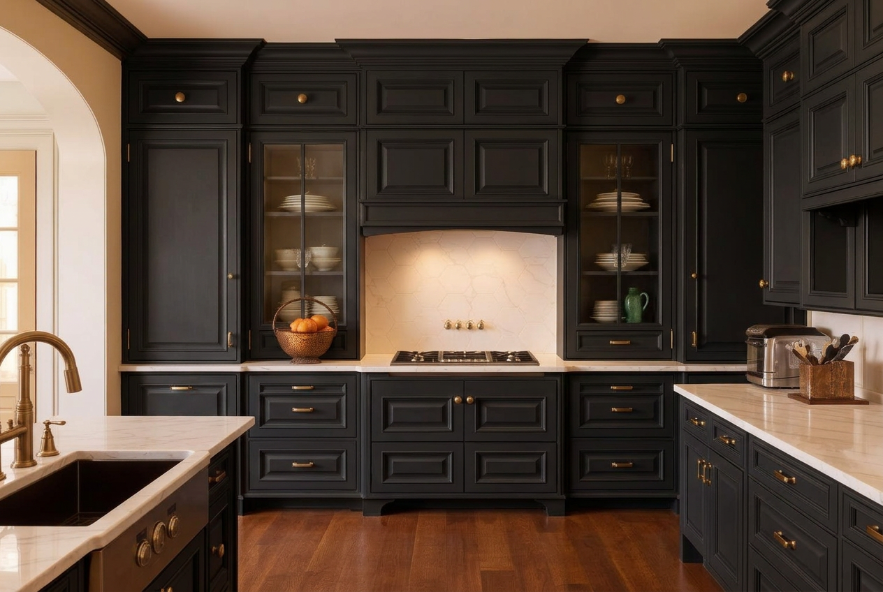 Keuken met paneelfront
